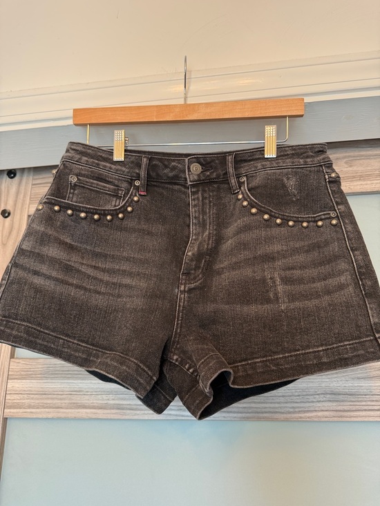 Idyllwind Pants - Idyllwind Black Studded High-Rise Jean Shorts